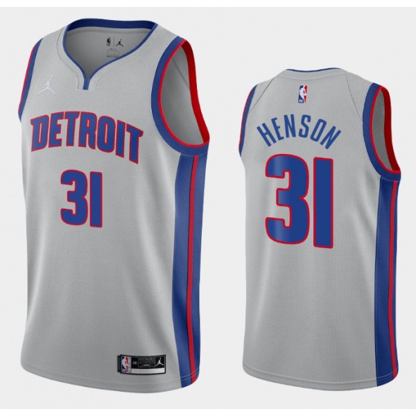 Detroit Pistons Trikot John Henson 31 2020-2021 Jordan Brand Statement Edition Swingman - Herren Detroit Pistons Trikot John Henson 31 2020-2021 Jordan Brand Statement Edition Swingman - Herren